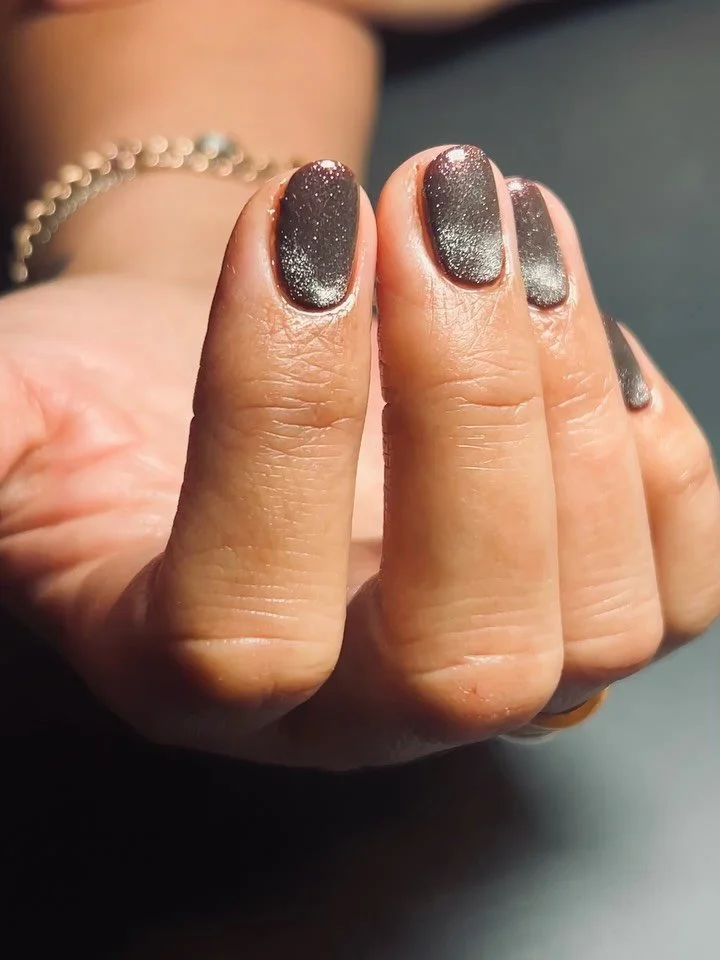 Sticking with the magnetic theme, my client who appeared in the last post wanted a similar vibe 3 weeks later for her own birthday celebration weekend where she hosted a glam Studio 54 style party at Gleneagles. Her dress was a sultry mink velvet num