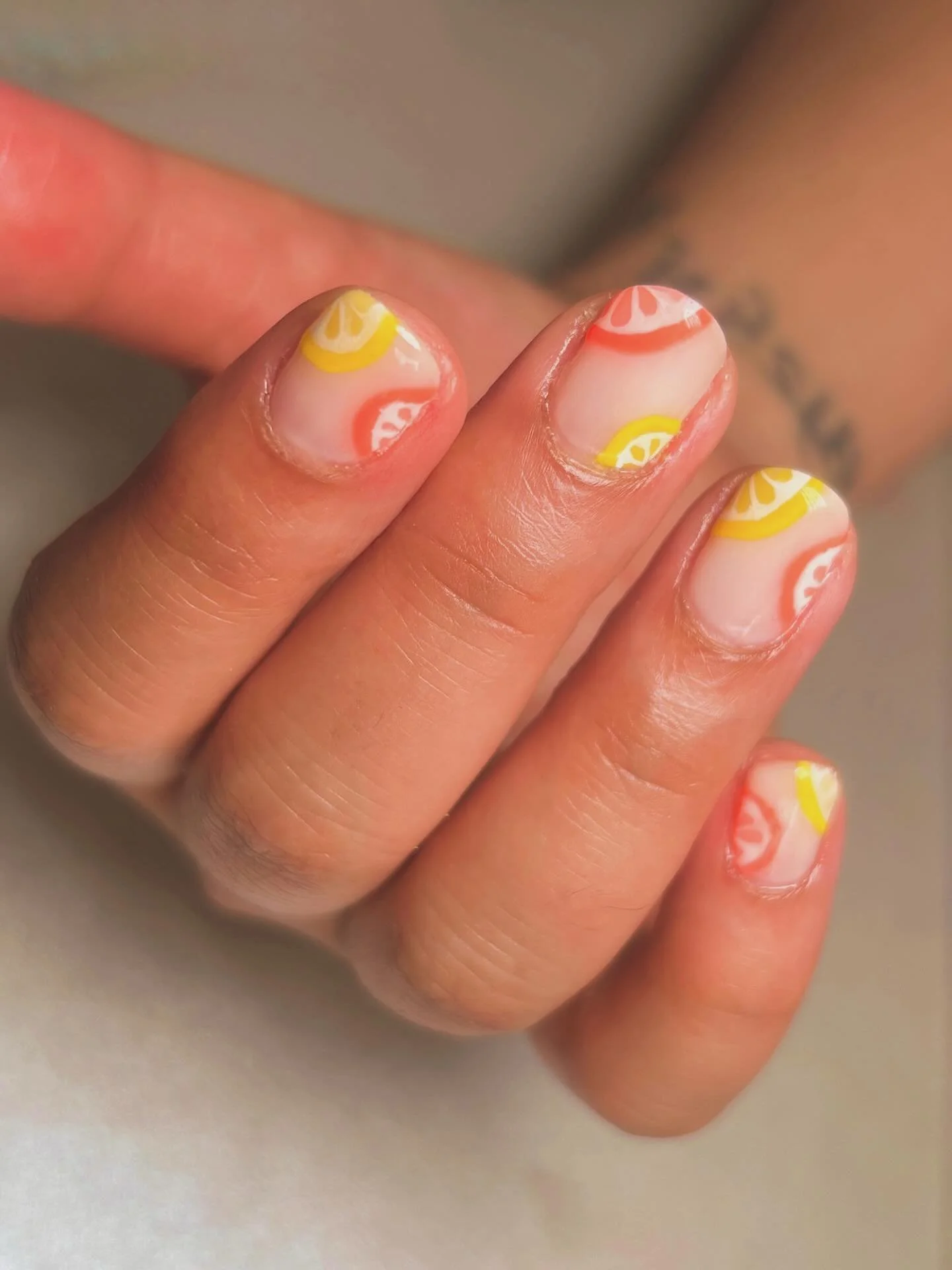 Revisiting these delicious nails from last summer while there&rsquo;s a fruit craze happening right now.

Using @biosculptureuki @bio_sculpture_official 

Also in my trusty @zucaeurope kitbag I use @elim_uk @labology3 @lucypastorellitools_ @officialn