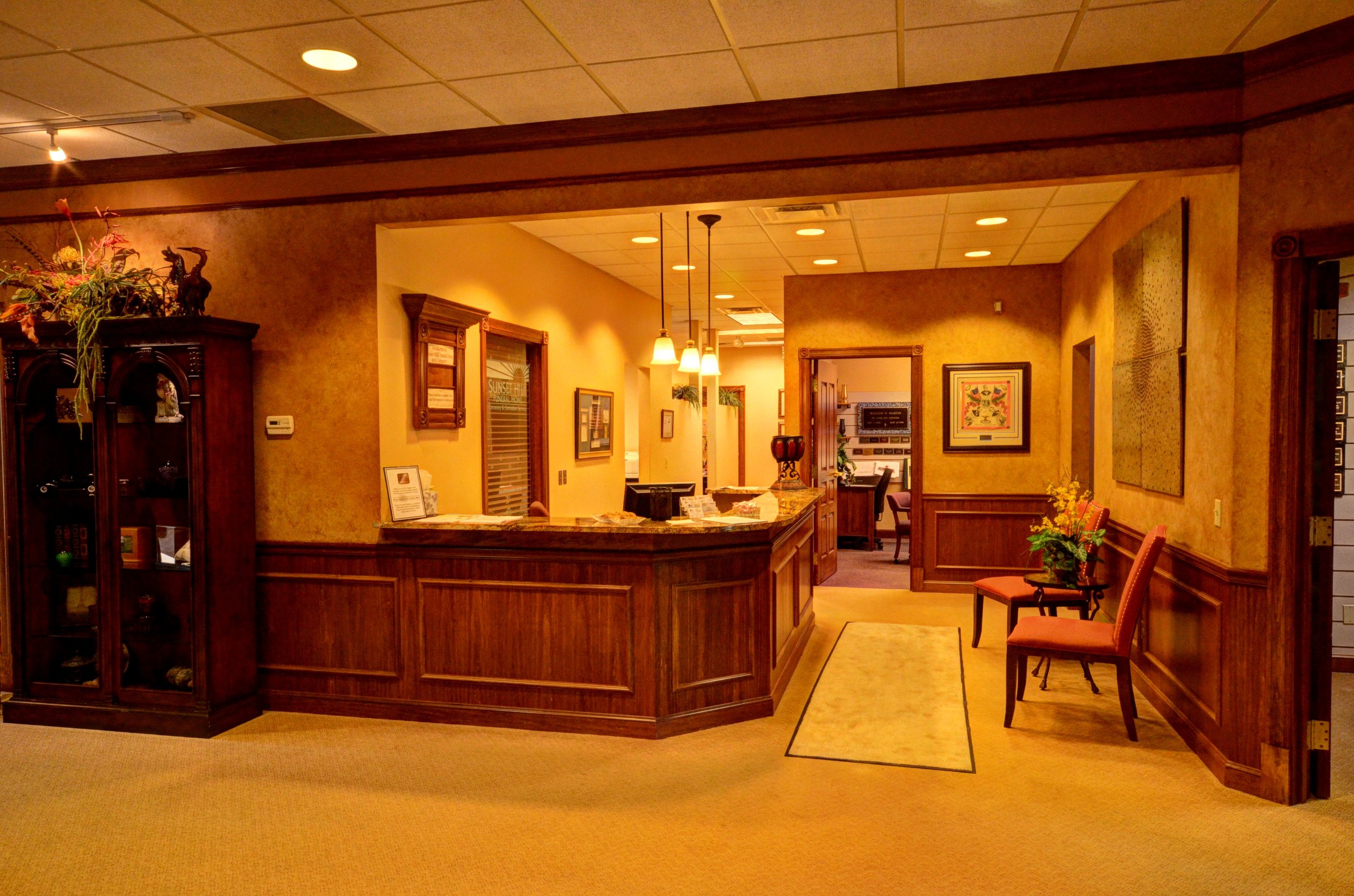 Sunset Hills Funeral Home Interior