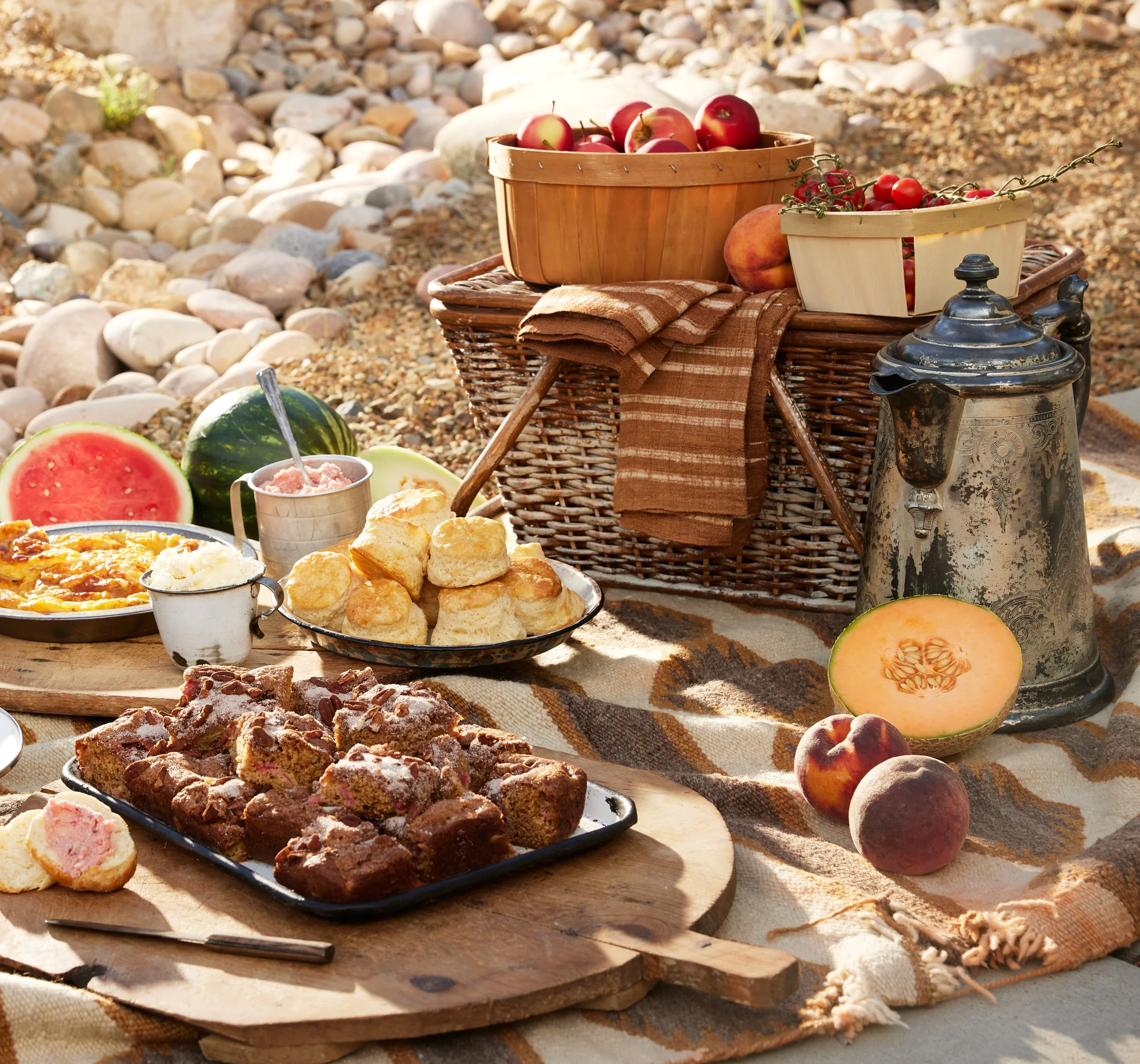 Western: Creating the rustic warmth of a Western BBQ, using textures that feel authentic and lived-in.