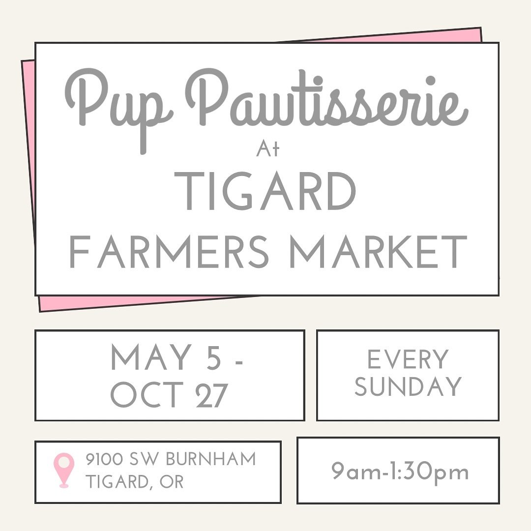 Opening day of @tigardfarmersmarket is this Sunday 5/5 9am-130pm. We can&rsquo;t wait to see you there!