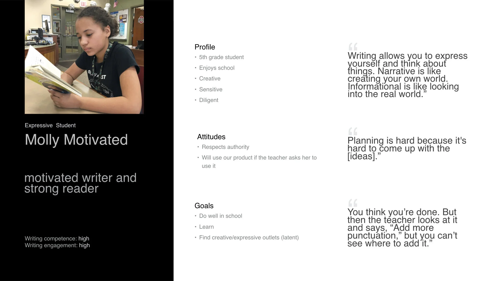 Expressive Student Persona