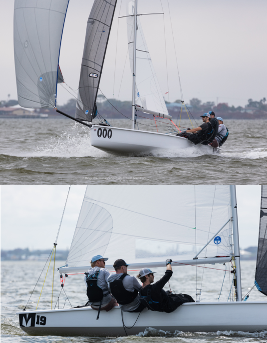 PCSA Sailors at Melges 19 Winter Series event at Merritt Island, FL February 27-March 1
