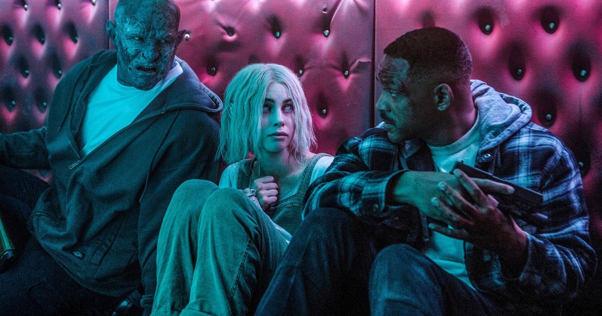 noomi rapace in scene in Bright from Netflix still