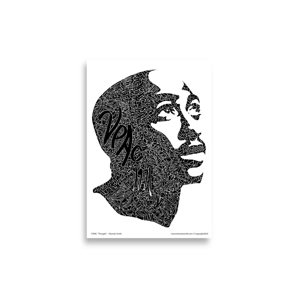 Tupac Pattern Tupac Shakur Stencil