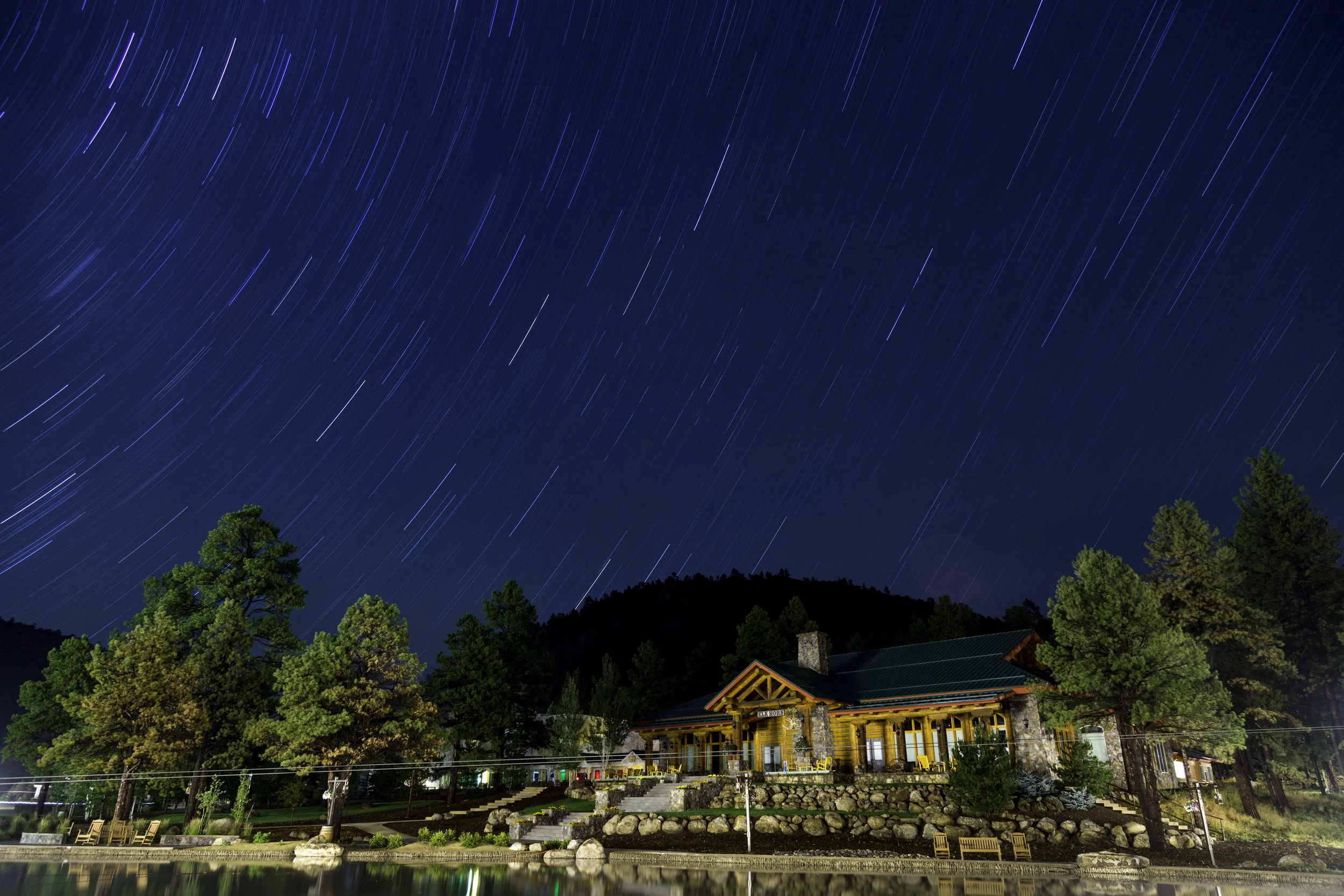 Arizona star trails