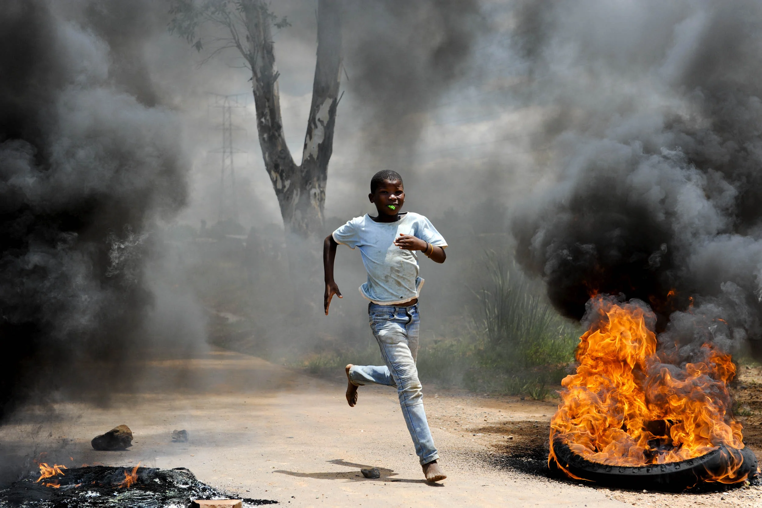  Service delivery protest in Zithobeni 