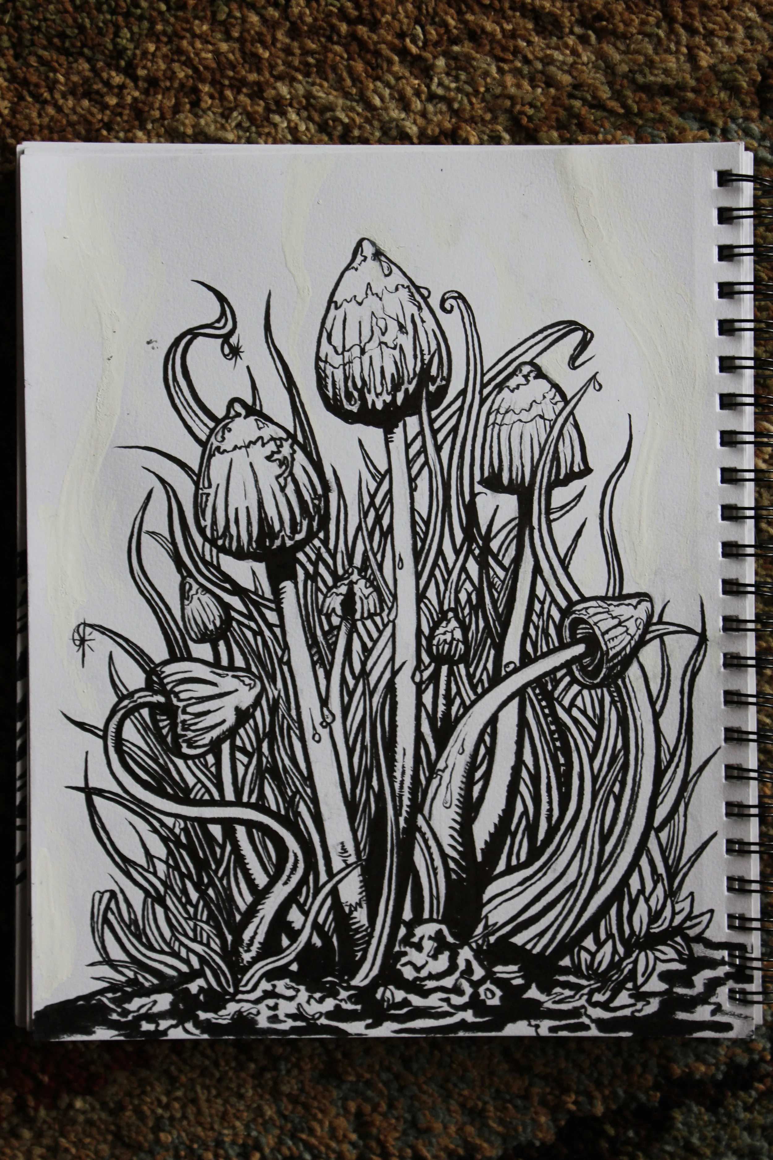 original sumi sketch