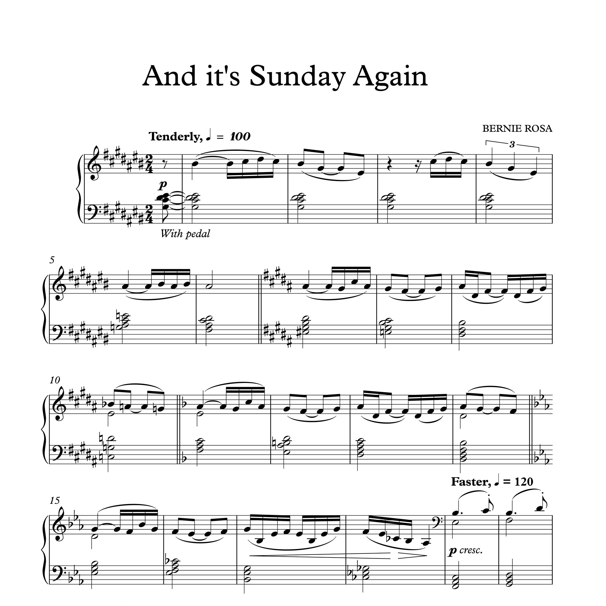 And it's Sunday Again