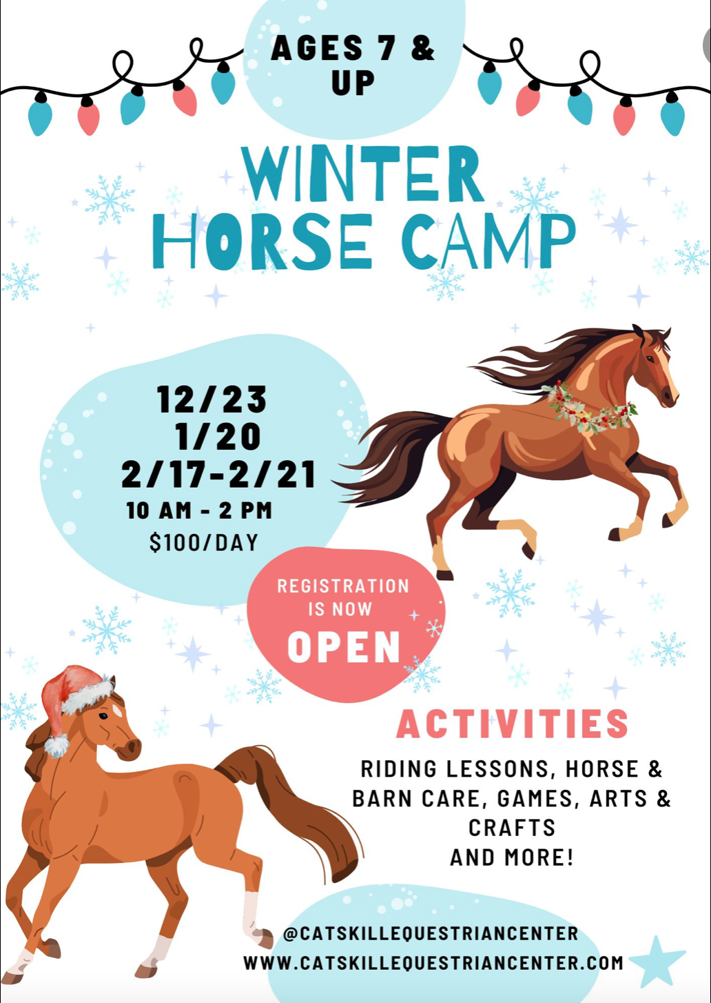 Winter Horse Camp