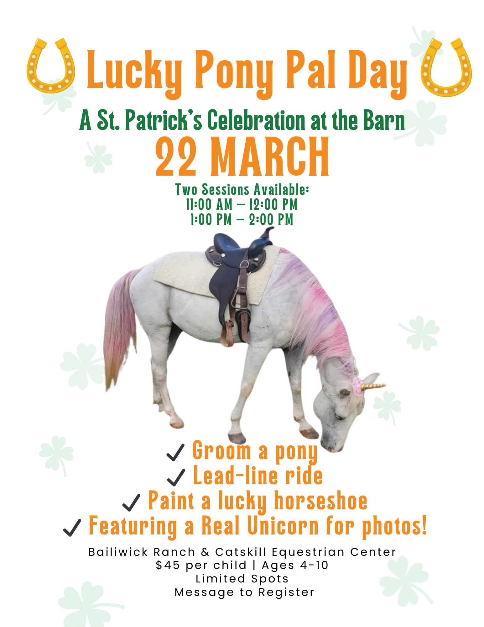 Lucky Pony Pals Day