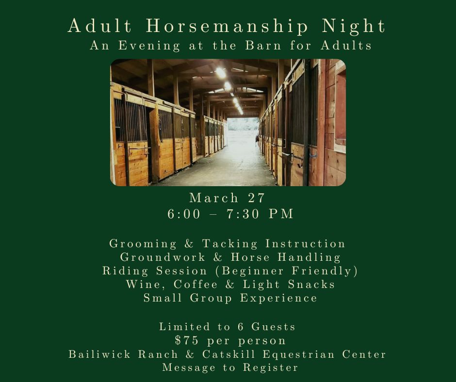 Adult Horsemanship Night