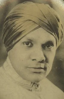 Pinback Button of Swami Bhagwan Bissessar