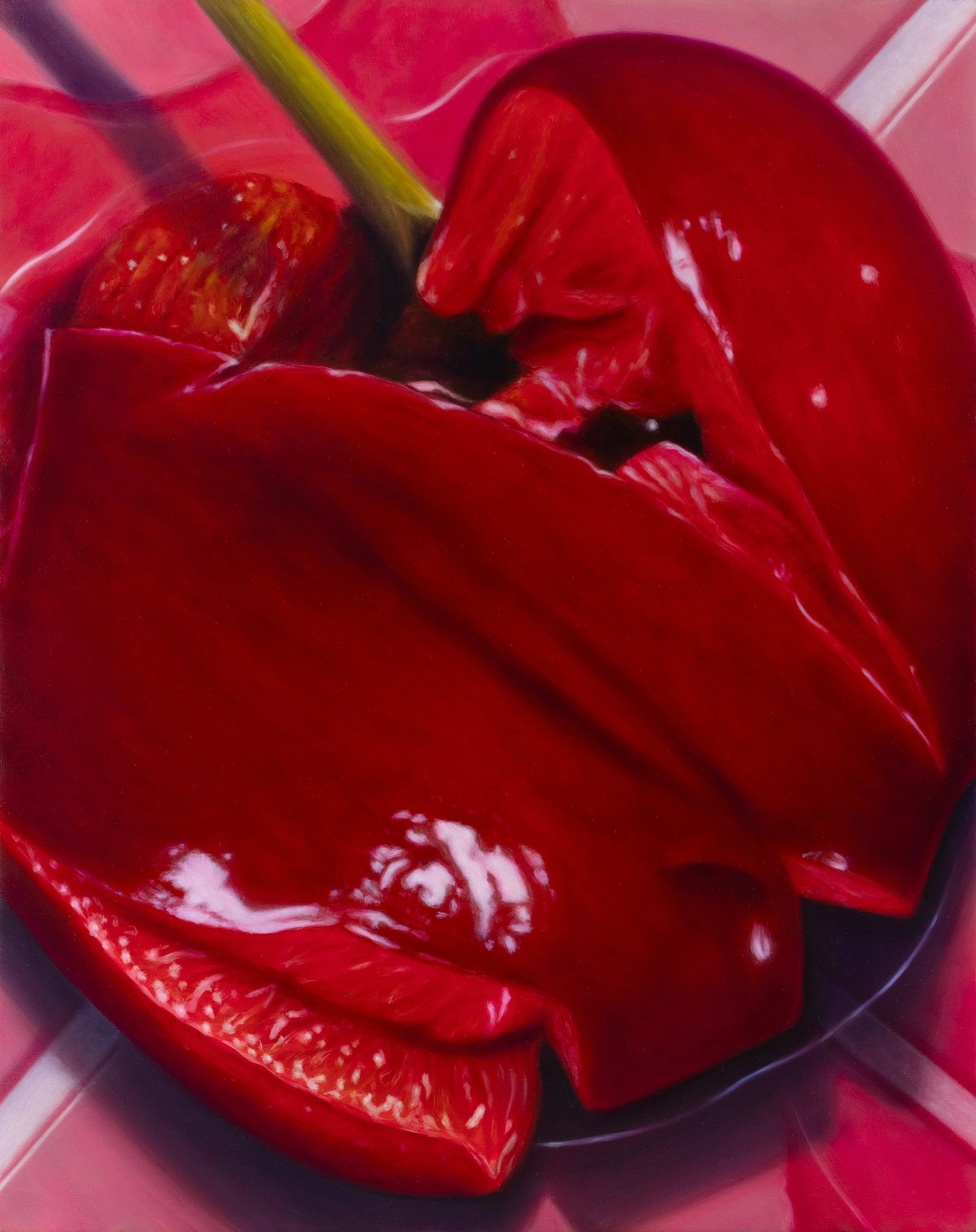  No Pressure, 2026 Oil on linen, 20 × 16 inches 