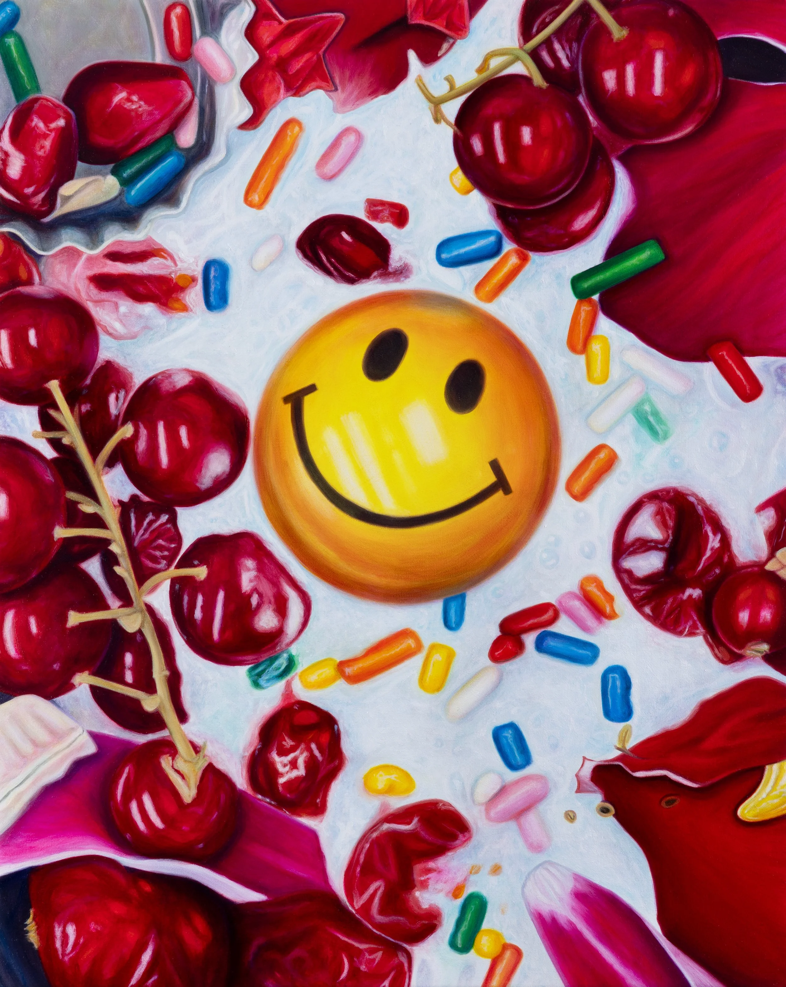  I Scream, 2026 Oil on linen, 20 × 16 inches 