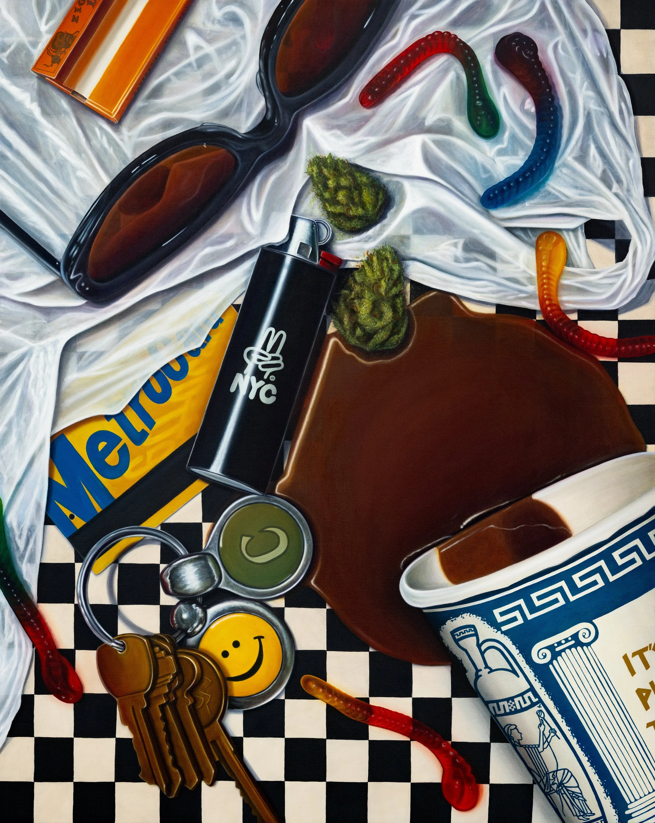  Summer Friday, 2026 Oil on linen, 60 × 48 inches 