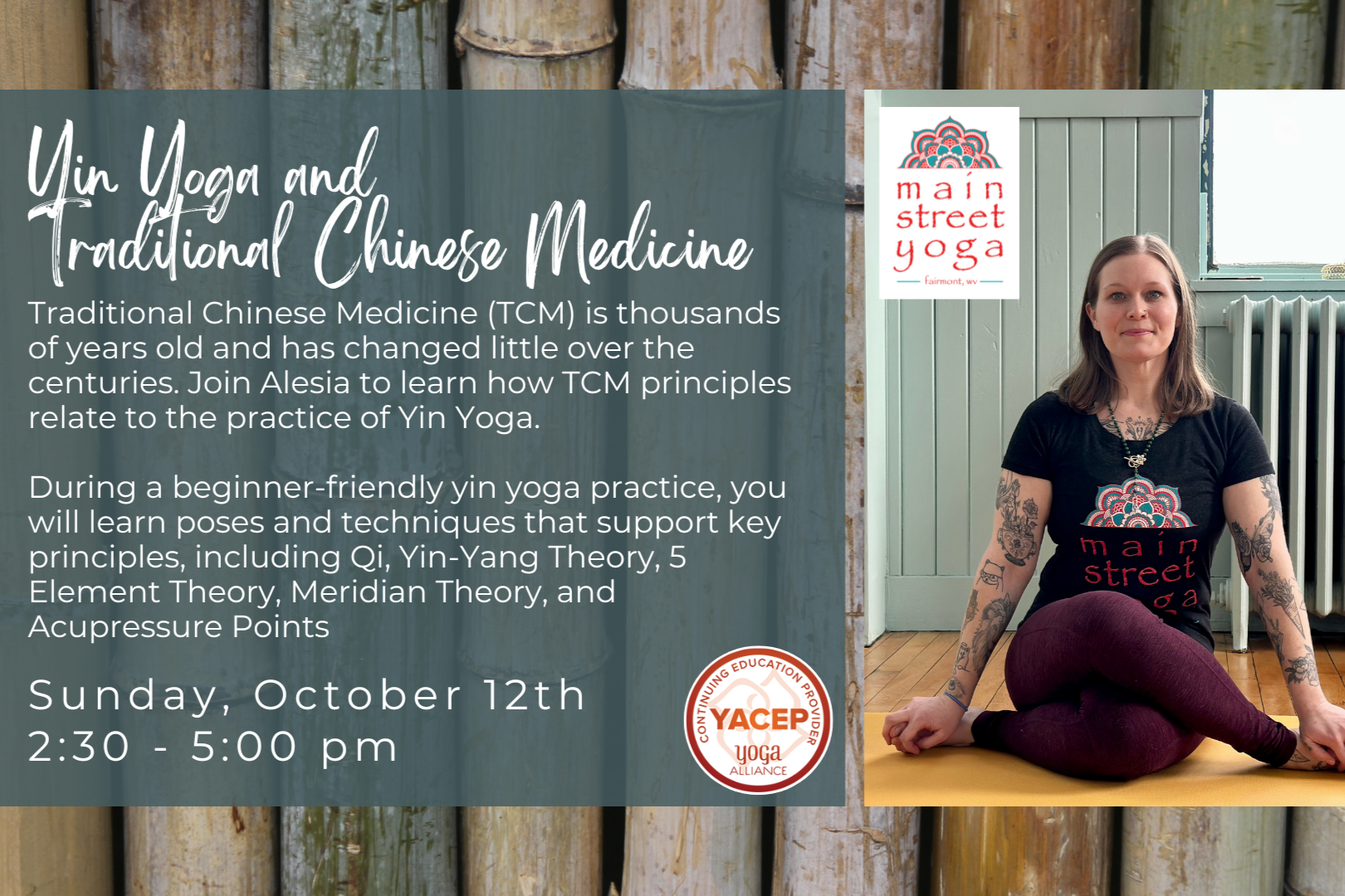 Yin Yoga and Traditional Chinese Medicine Theory