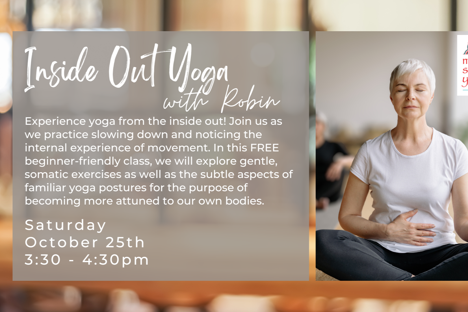 YTT Pop-Up Class: Inside Out Yoga