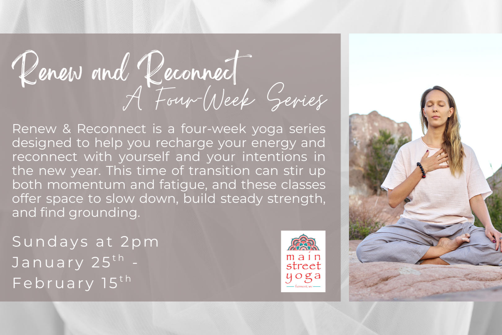 Renew and Reconnect: A 4-Week Series