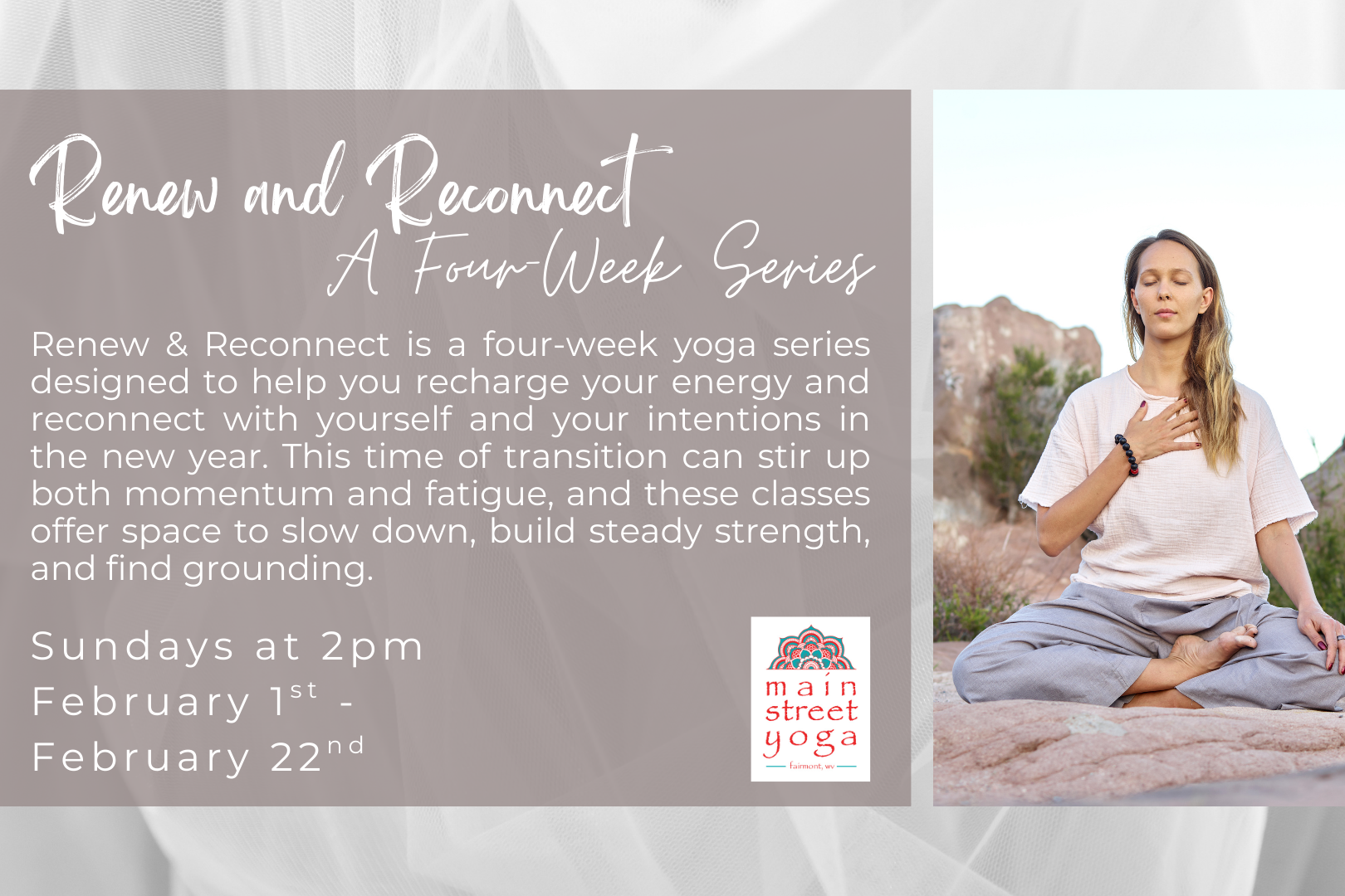 Renew and Reconnect: A 4-Week Series