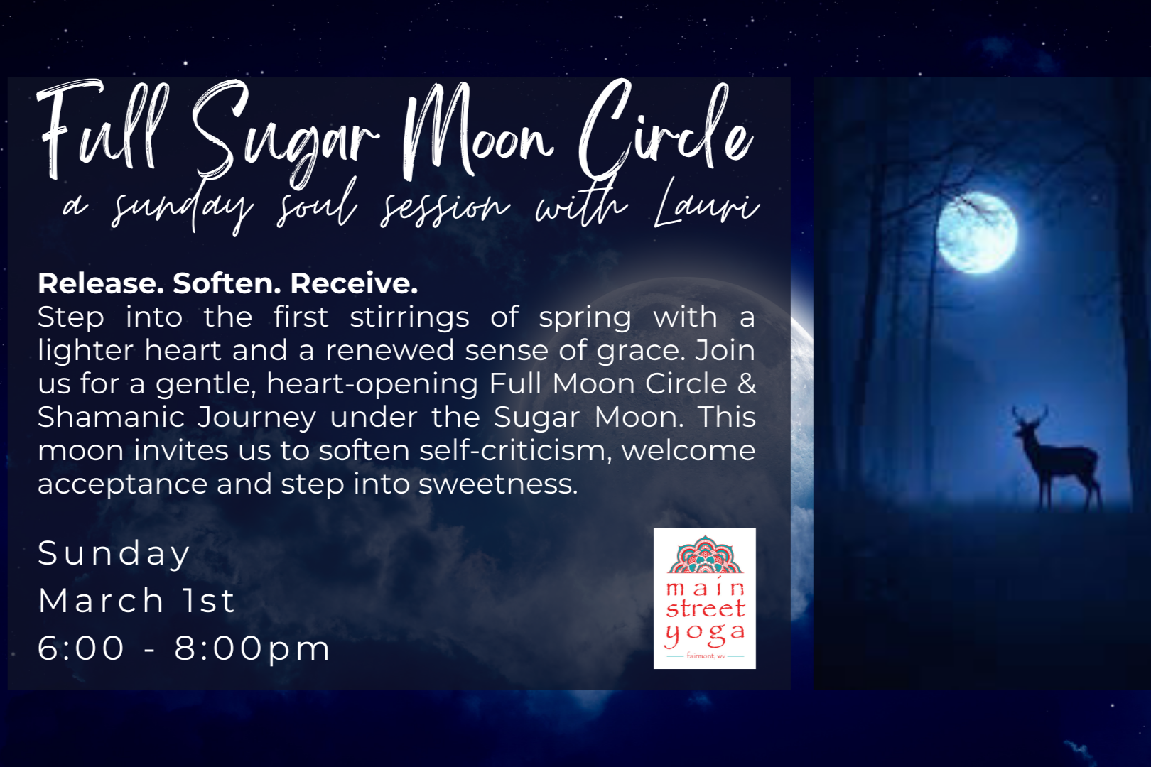 Full Sugar Moon Circle