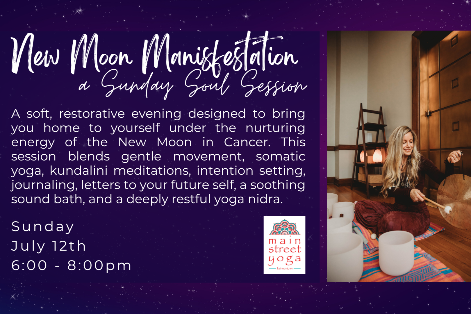 Sunday Soul Session: New Moon Manifestation