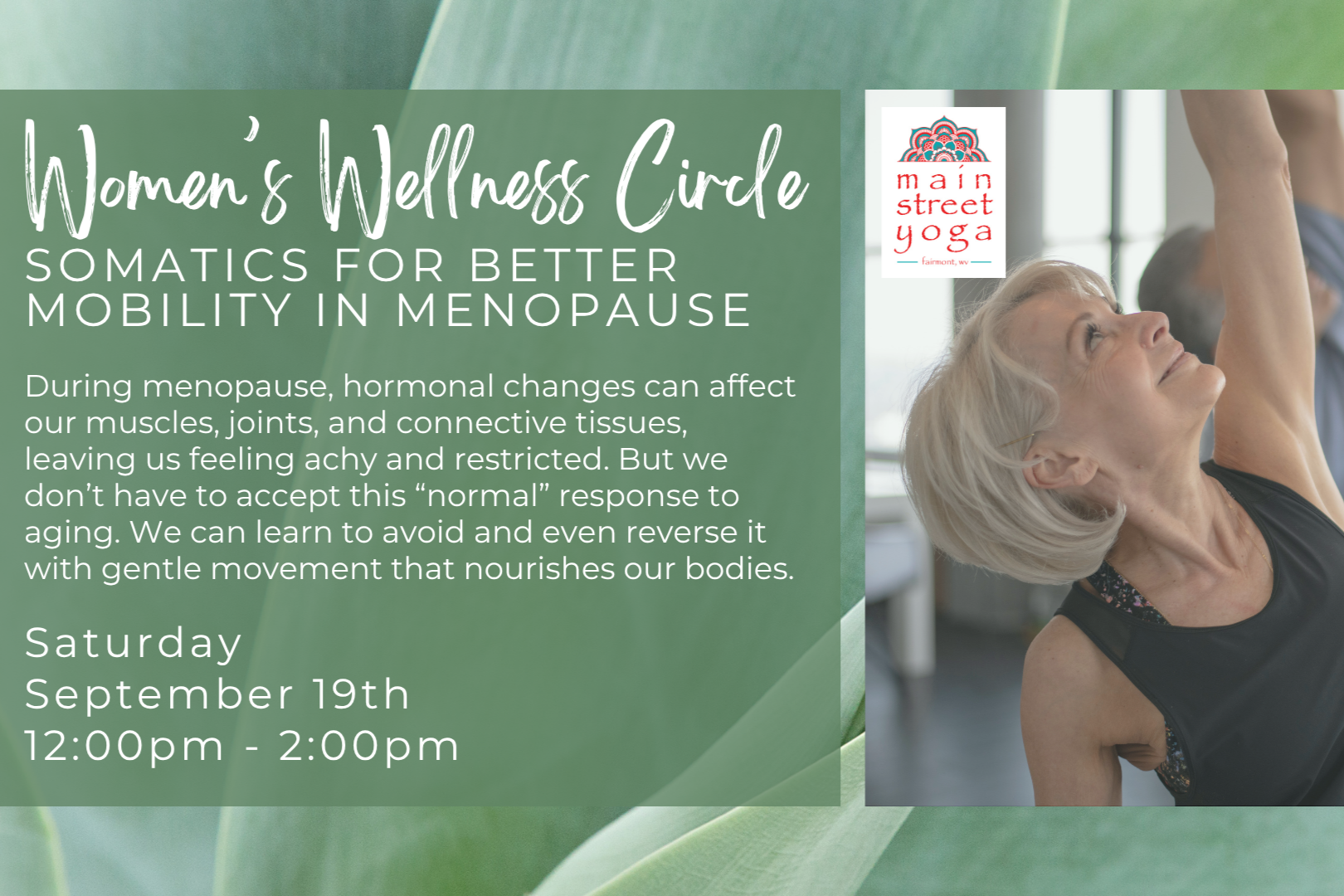 Women's Wellness Circle: Somatics for Better Mobility in Menopause
