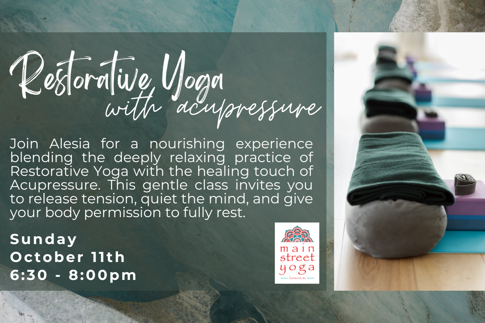 Restorative Yoga with Acupressure