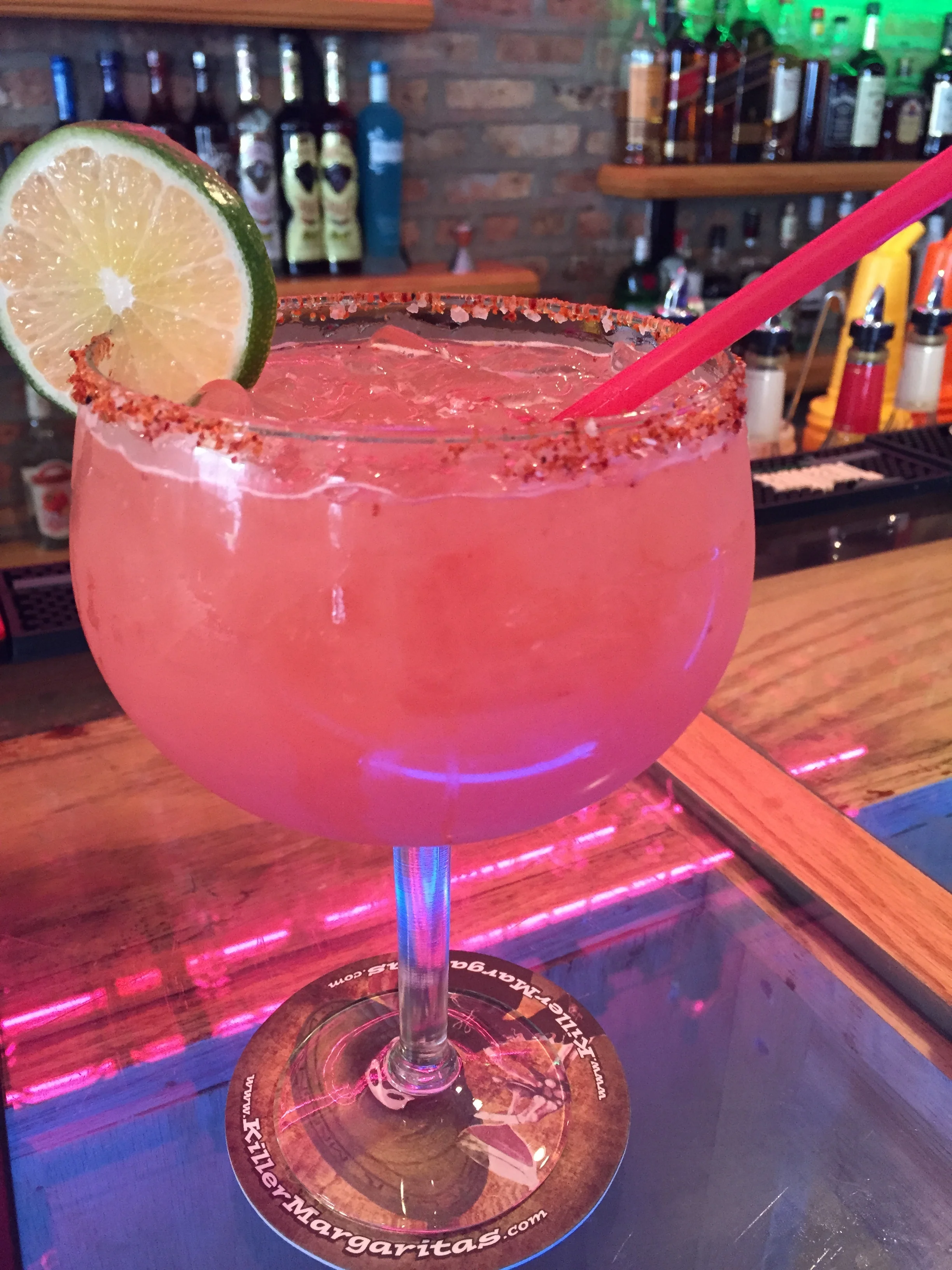 Watermelon Margarita at Cesar's Chicago