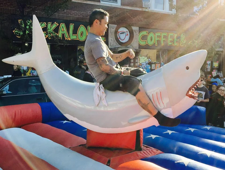 Have a Drink, Mount a Fake Animal