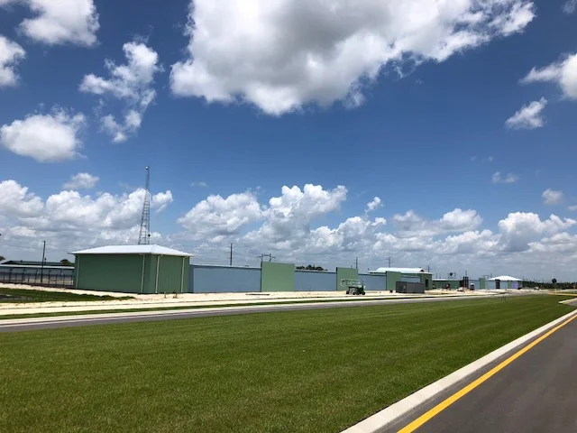 View from south outside the facility.