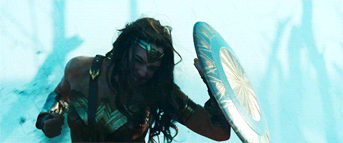 Wonder Woman in "No Man's Land", a fitting name for the battlefield. 