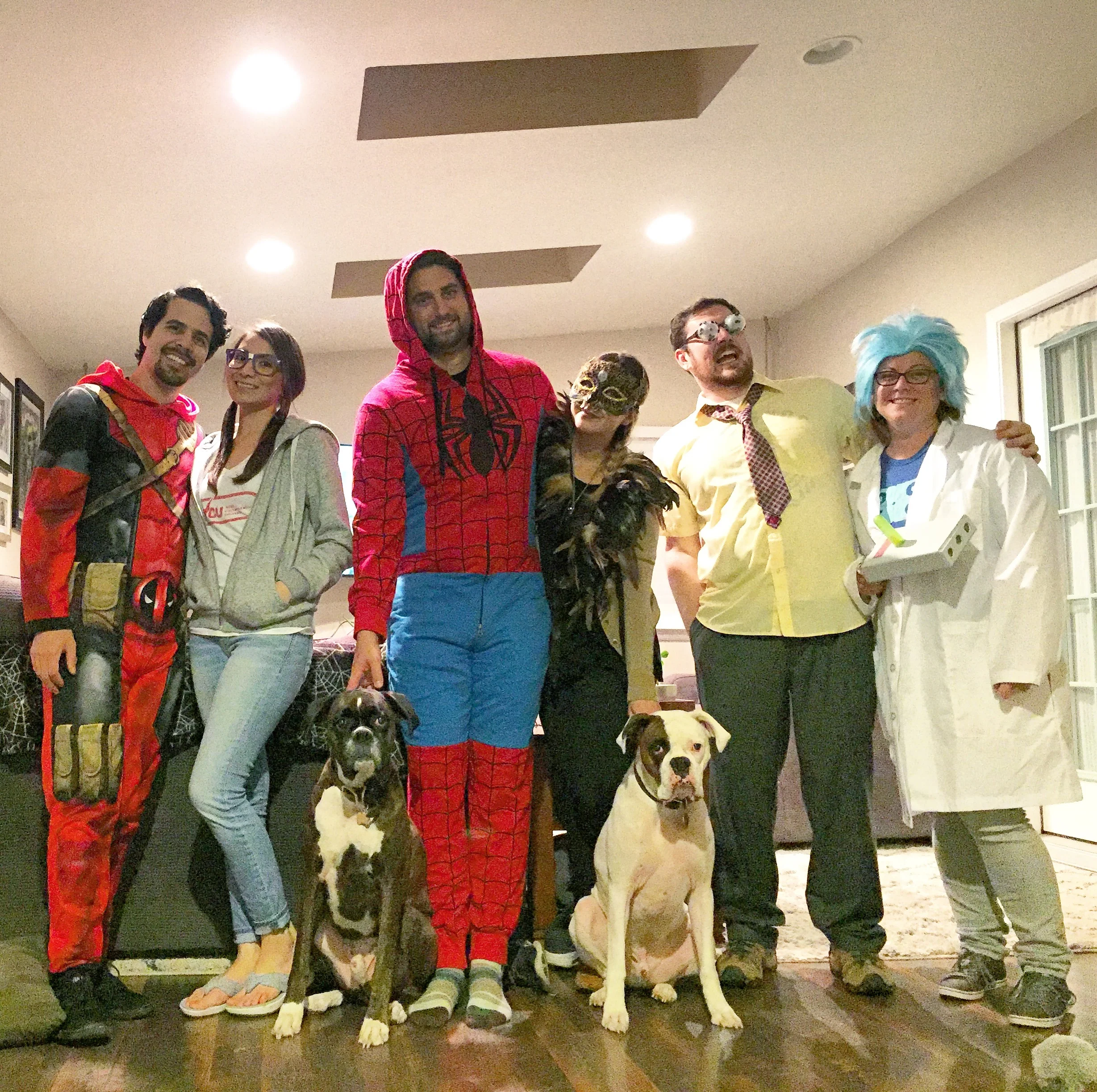 Our Halloween podcast night and farewell hangout. 