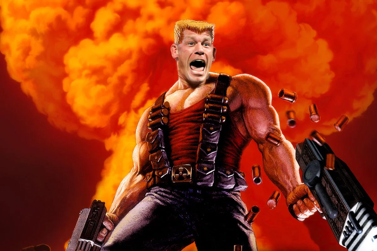 John Cena as Duke Nukem