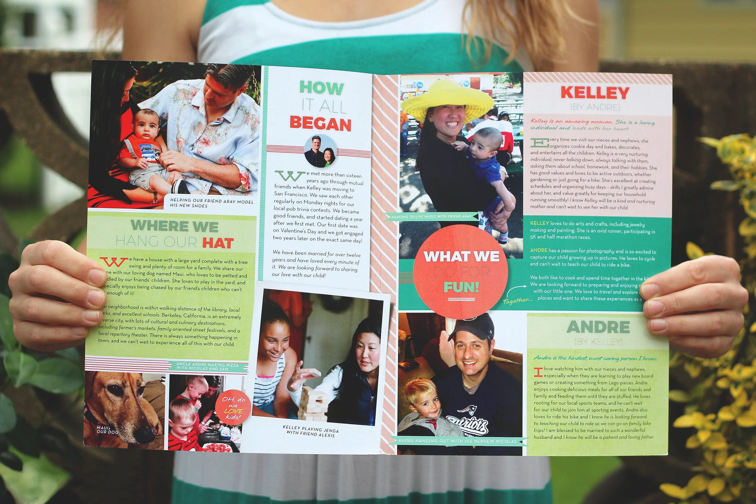 Sample Adoption Profile Books — Our Chosen Child