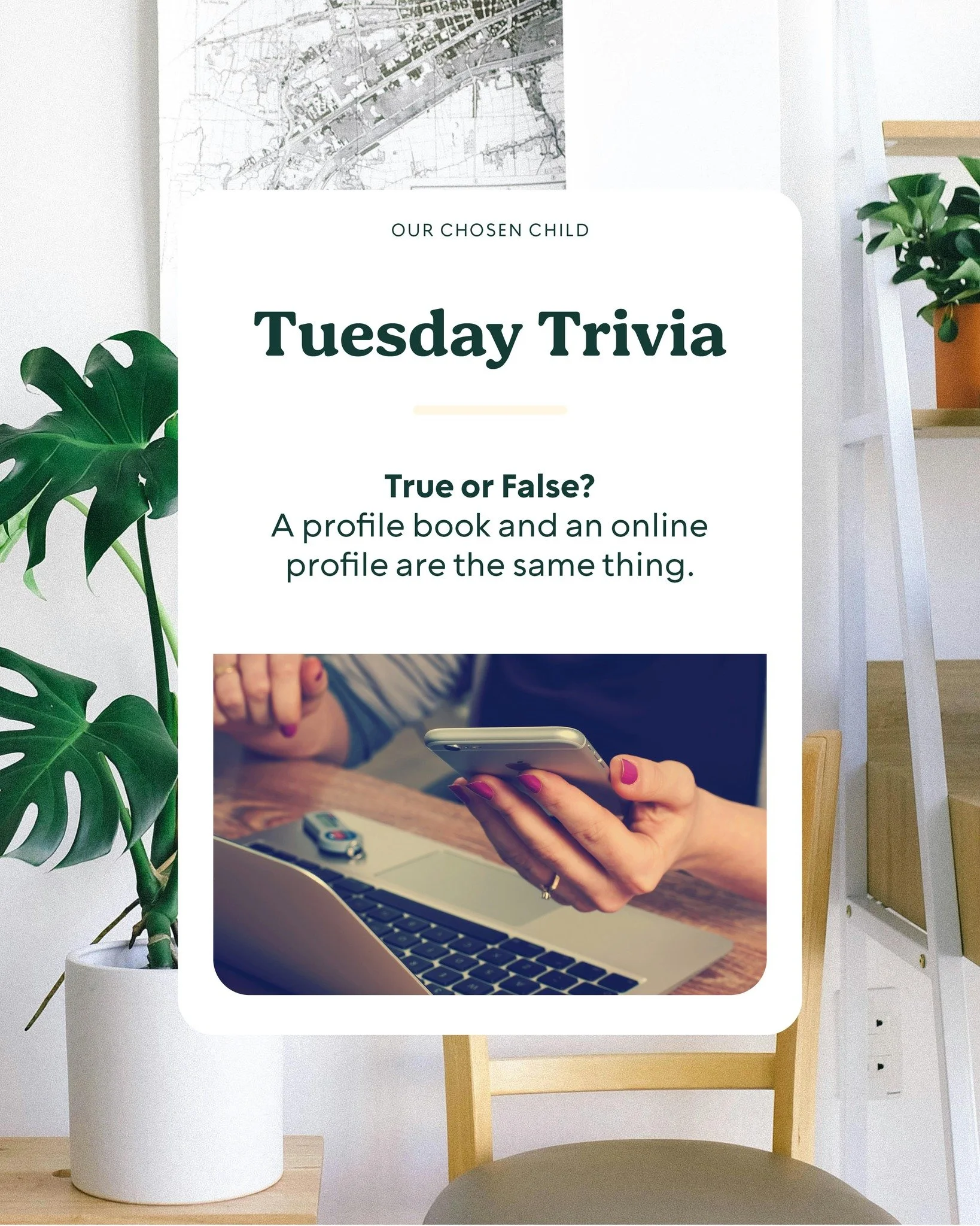 ✨ Tuesday Trivia ✨ True or False: An online profile and a profile book are the same thing? 🤔

❌ False!
Your profile book (PDF) and online profile page work together but serve different purposes.

📖 Your profile book shares your story in detail and 