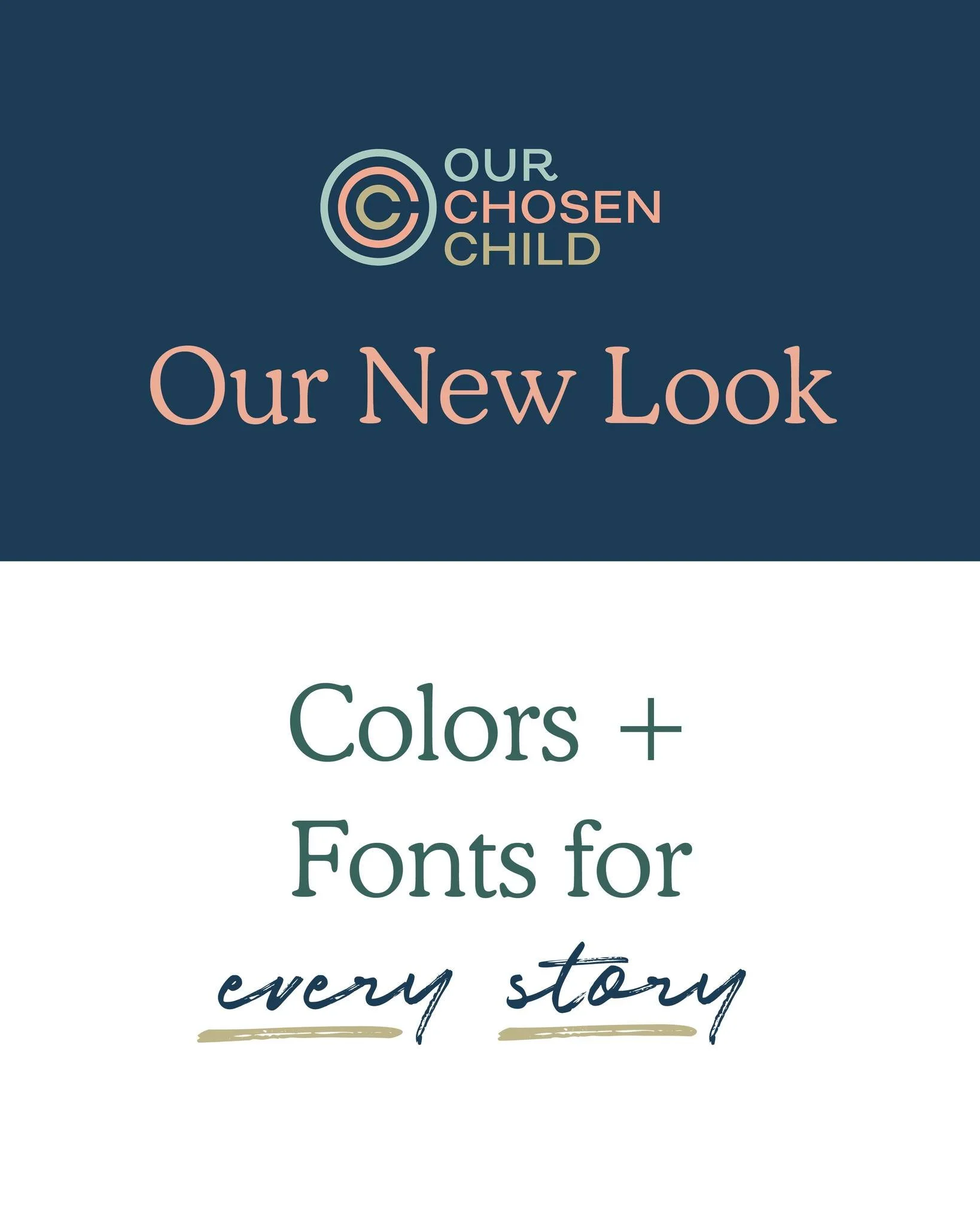 Every adoption story is unique, and we wanted our new colors + fonts to reflect that warmth and hope. 💙✨

Our refreshed look uses modern, approachable design elements that make our resources easier to read and our story even clearer.

What do you th