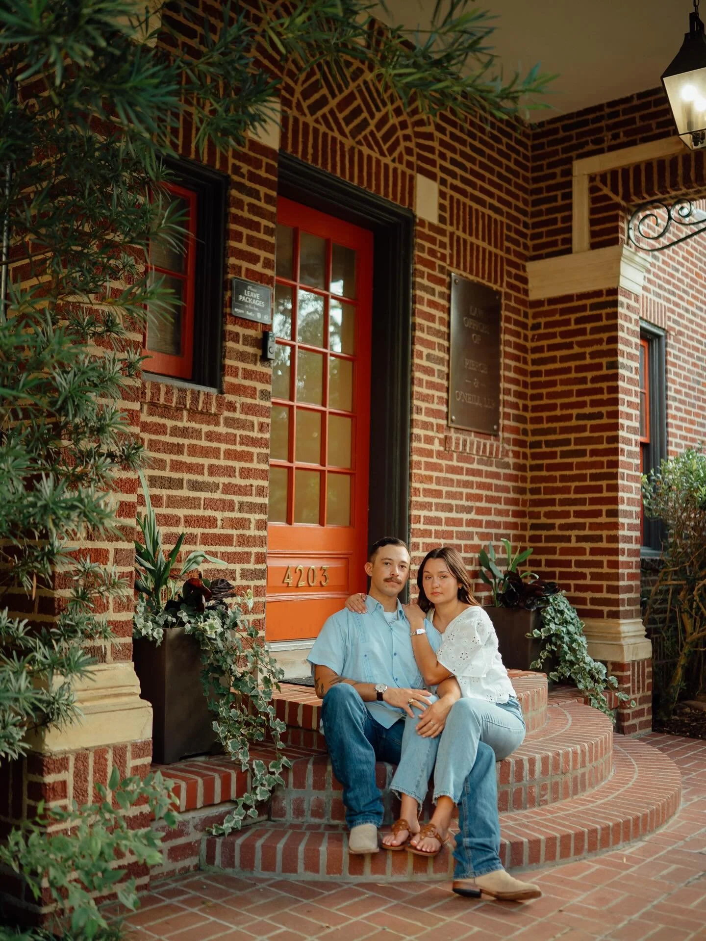 Easy love, timeless moments, and a chapter that already feels like home. ✨ 
#HoustonEngagement #HoustonWeddingPhotographer #EngagementSessionHouston
 📍 JMG Photography | A timeless engagement session in Houston capturing natural connection and authe