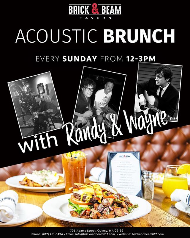 Sunday Funday Alert🍾 Brunch with some entertainment 🥂 Serving brunch 11-3 accompanied by some live music 12-3!