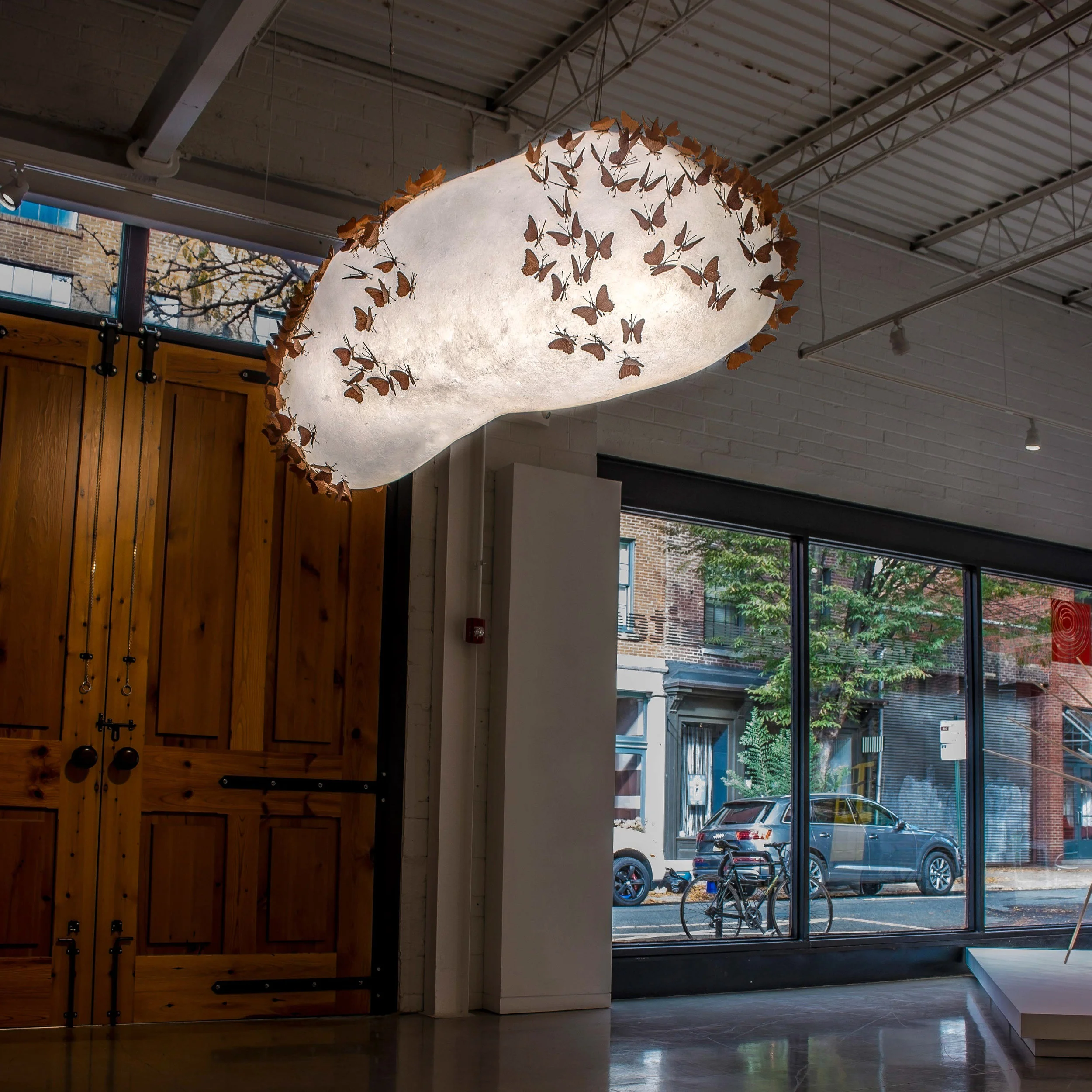 Butterfly Asteroid, Center for Art in Wood, Philadelphia, Pennsylvania, October 2016