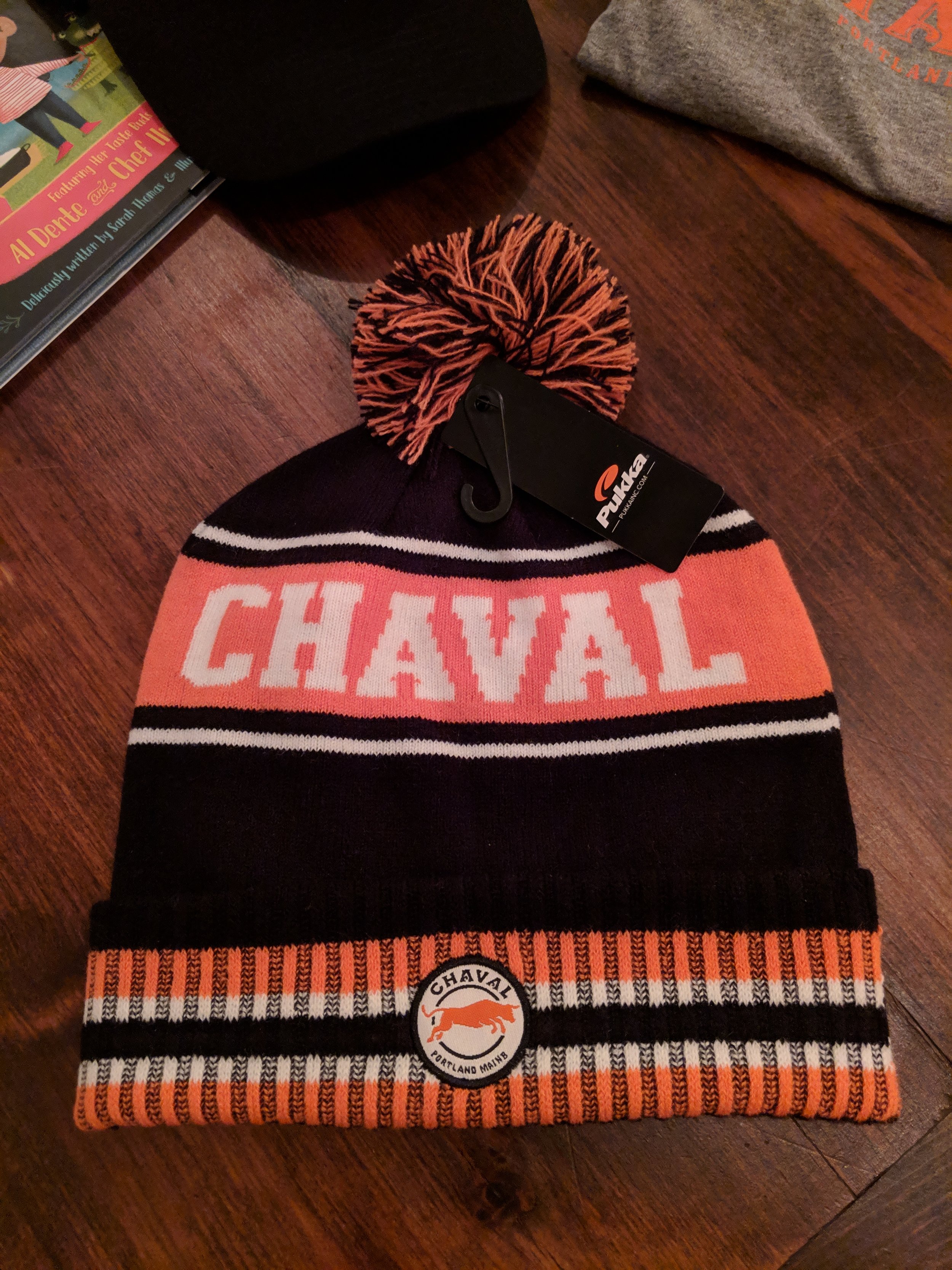 Chaval Pom-Pom Knit Beanie