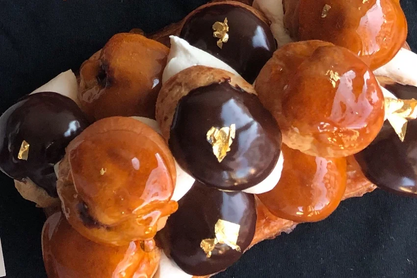 Profiterole Cake at Chaval - Spanish and French Restaurant - Portland, Maine