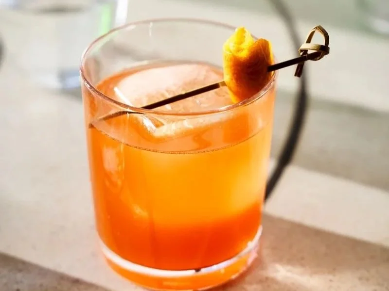 cocktail at Chaval for Happy hour - Portland, Maine