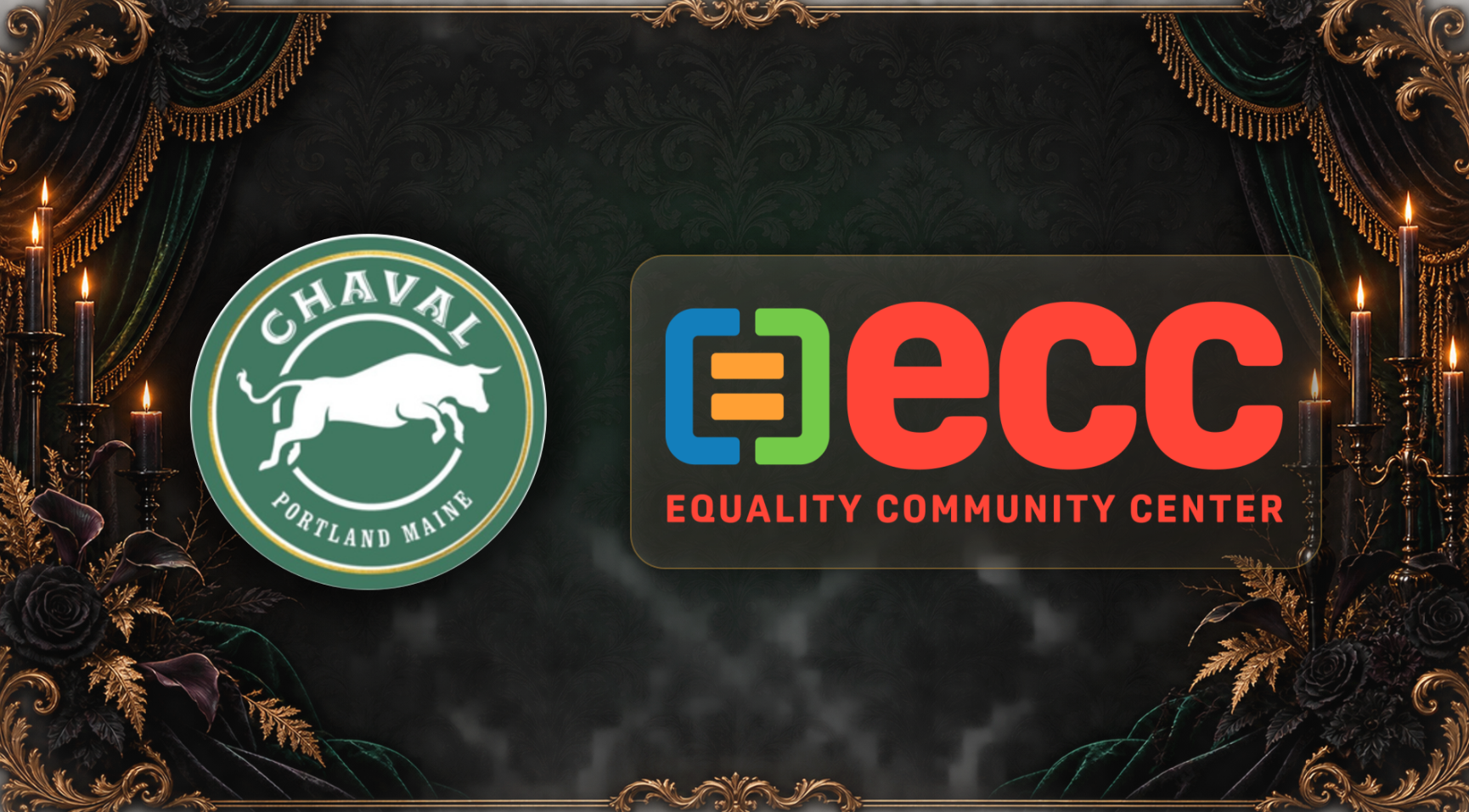 Equality Community Center partnership with Chaval Restaurant in Portland Maine. Halloween Drag Brunch