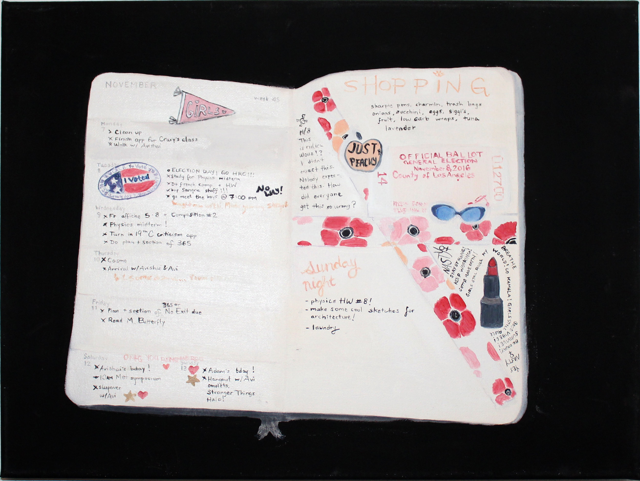 journal triptych I