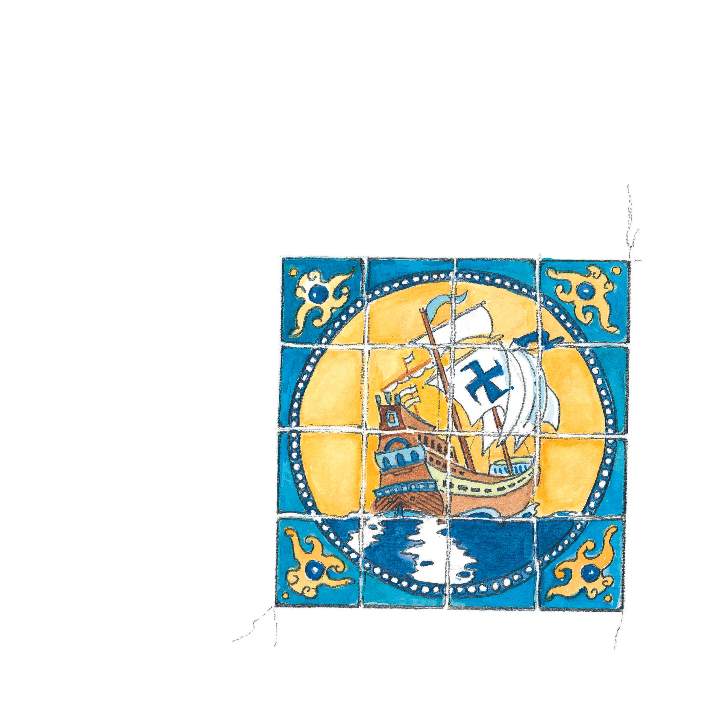 Cabrillo Bath House Tiles