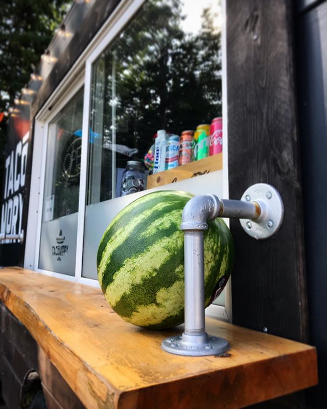 Did someone forget their nice, cold, ripe #watermelon on this super hot day??! Let us know! 😂🍉 #brucepeninsula #tacomorytruck