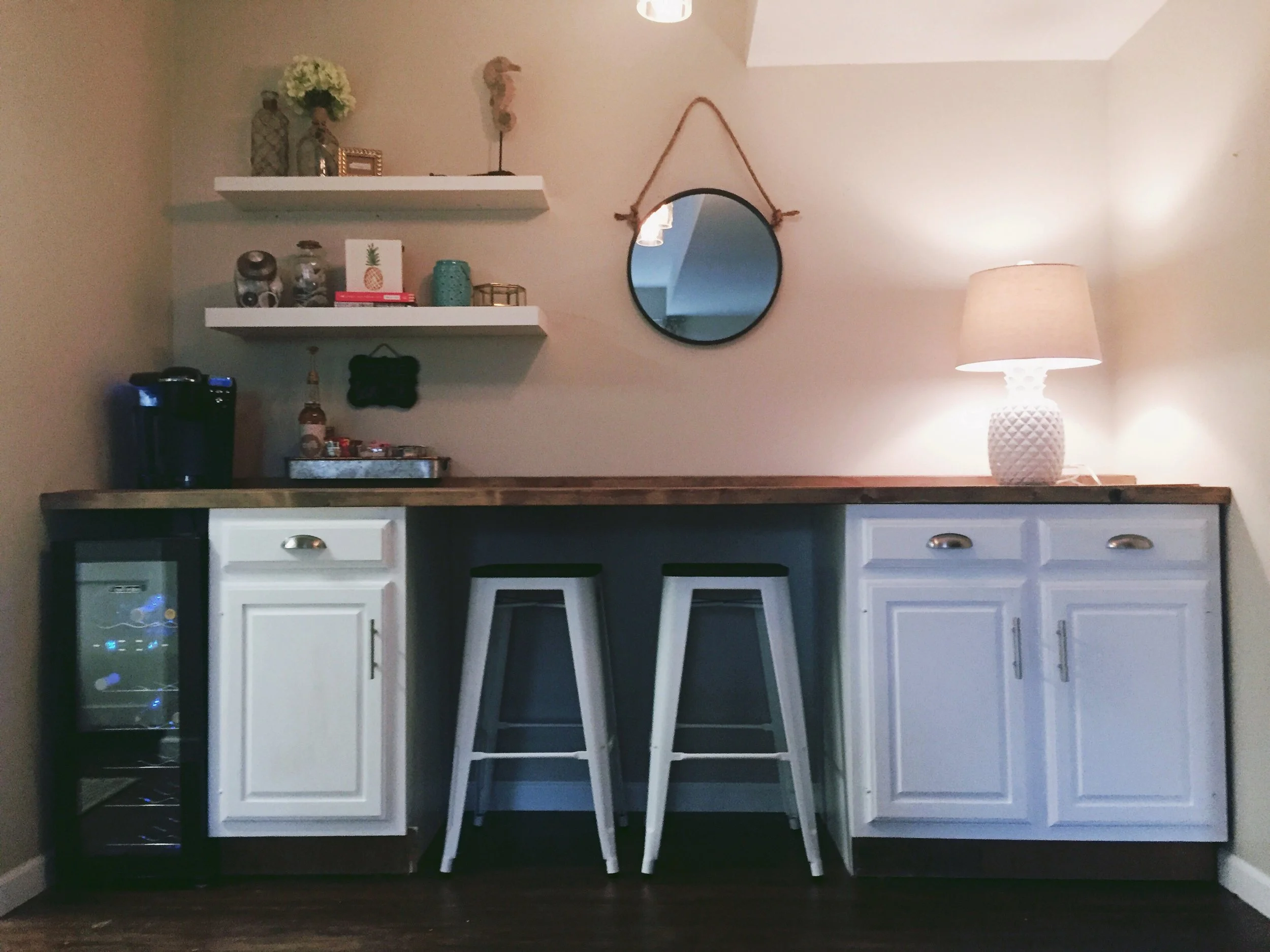 actual photo of finished bar