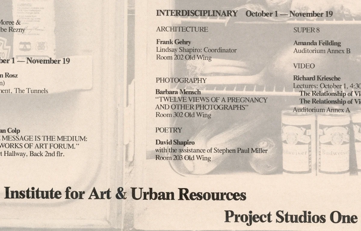 Inaugural P.S.1 exhibition flyer