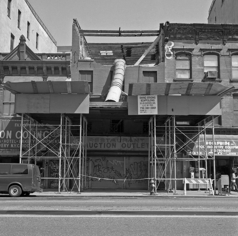 Bowery destruction, 2006